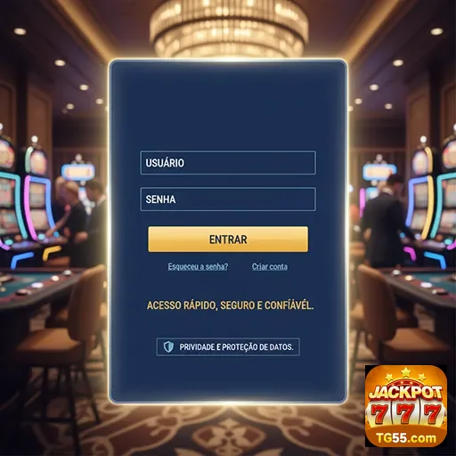 Ilustração de Experimente as Slots no tg55 com Pagamentos Rápidos